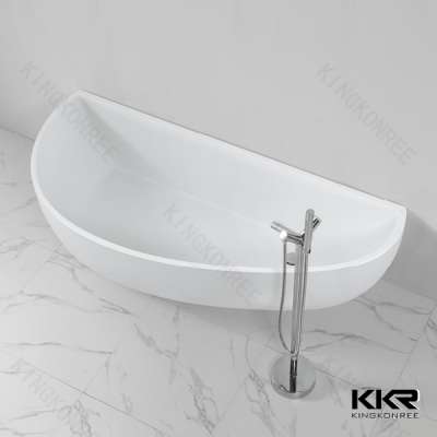 Used cast iron bathtubs for sale/ composite stone round bathtub / 1550mm bathtub