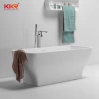 Kkr Natural Solid Black Stone Bathtub